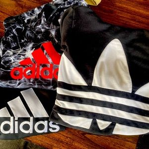 Lot of adidas sweatshirts